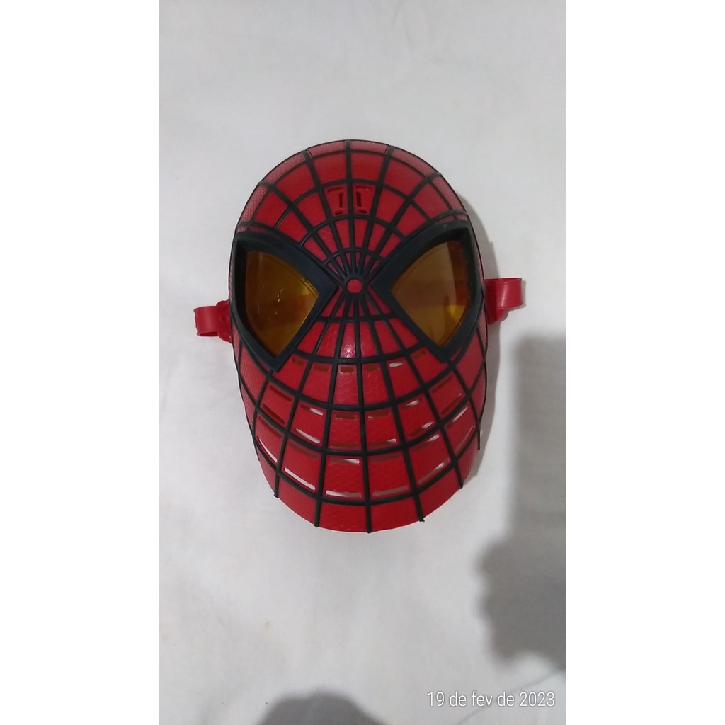 Máscara Cosplay Espetacular Homem Aranha Desenho Fantasia Realista Top