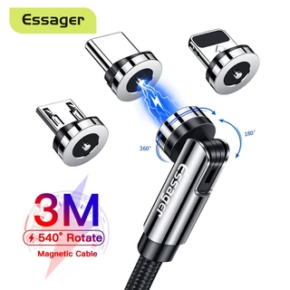 Cabo Carregador Magnético 540 3 Em 1 Original Essager 2 Metrtos EXCCXLTM-WCA0G