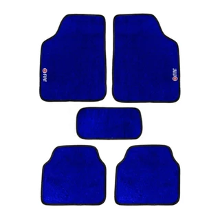 Jogo Tapete Carpete Azul Automotivo 5 Peças Fiat Palio Weekend Uno Argo Cronos Punto Siena Grand Siena Linea Mobi