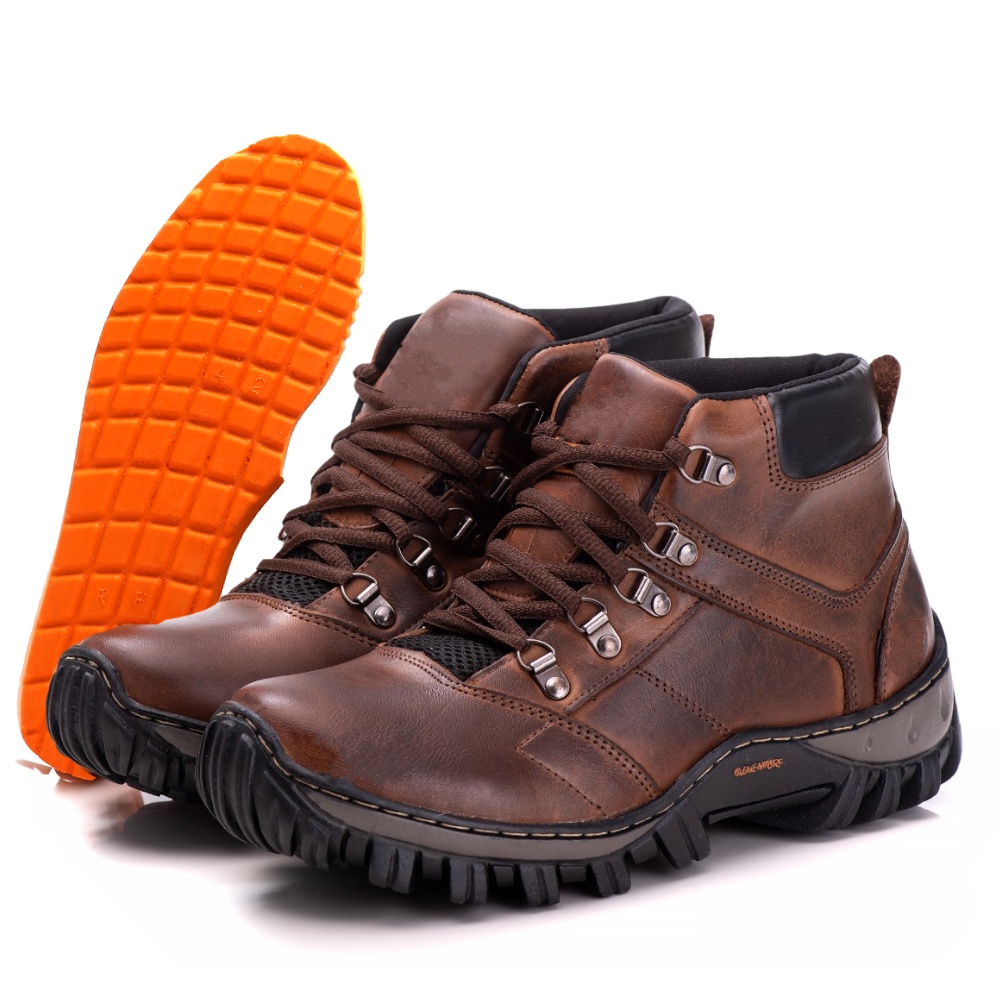 Bota Coturno Masculino Em Couro Original Promoção De Lançamento