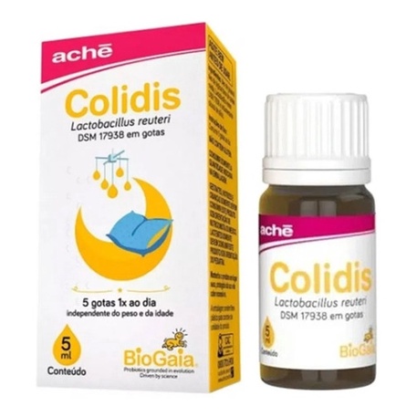 Colidis Gotas 5ml Probiótico Para Cólicas Dos Bebes | Shopee Brasil