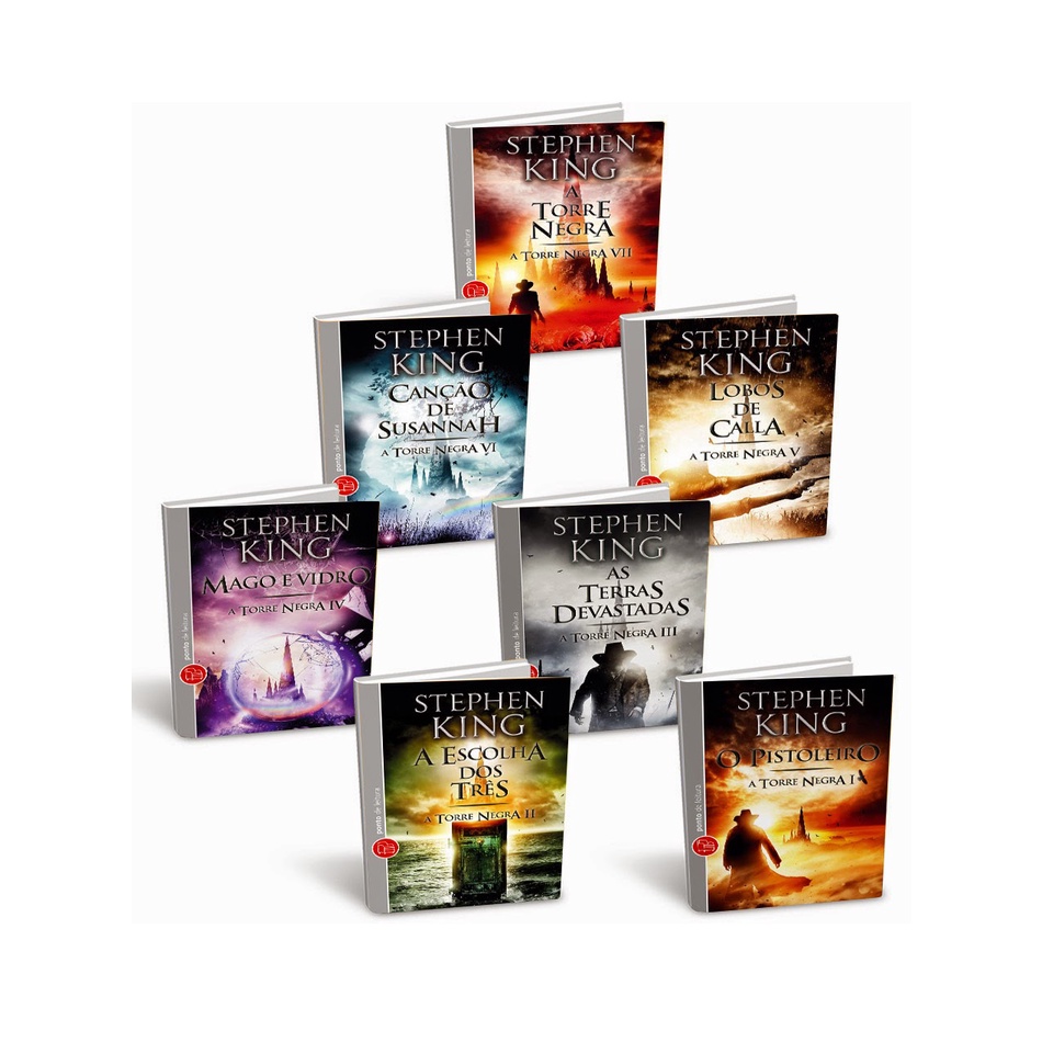 Coleção Livros - A Torre Negra - Stephen King - 7 volumes Edição de Bolso