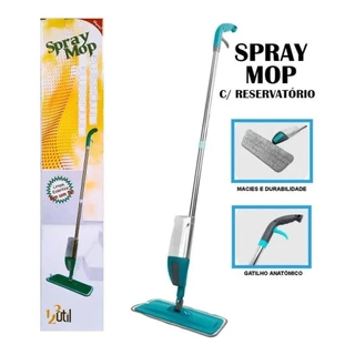 Mop spray com reservatório Rodo Mágico Microfibra Vassoura mágica Esfregão Limpeza escova de limpeza