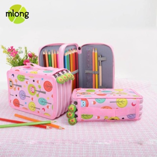 Kawaii Estojo De Lápis De Quatro Camadas , 72 52 32 Furos Coloridos/Material Escolar/Papelaria