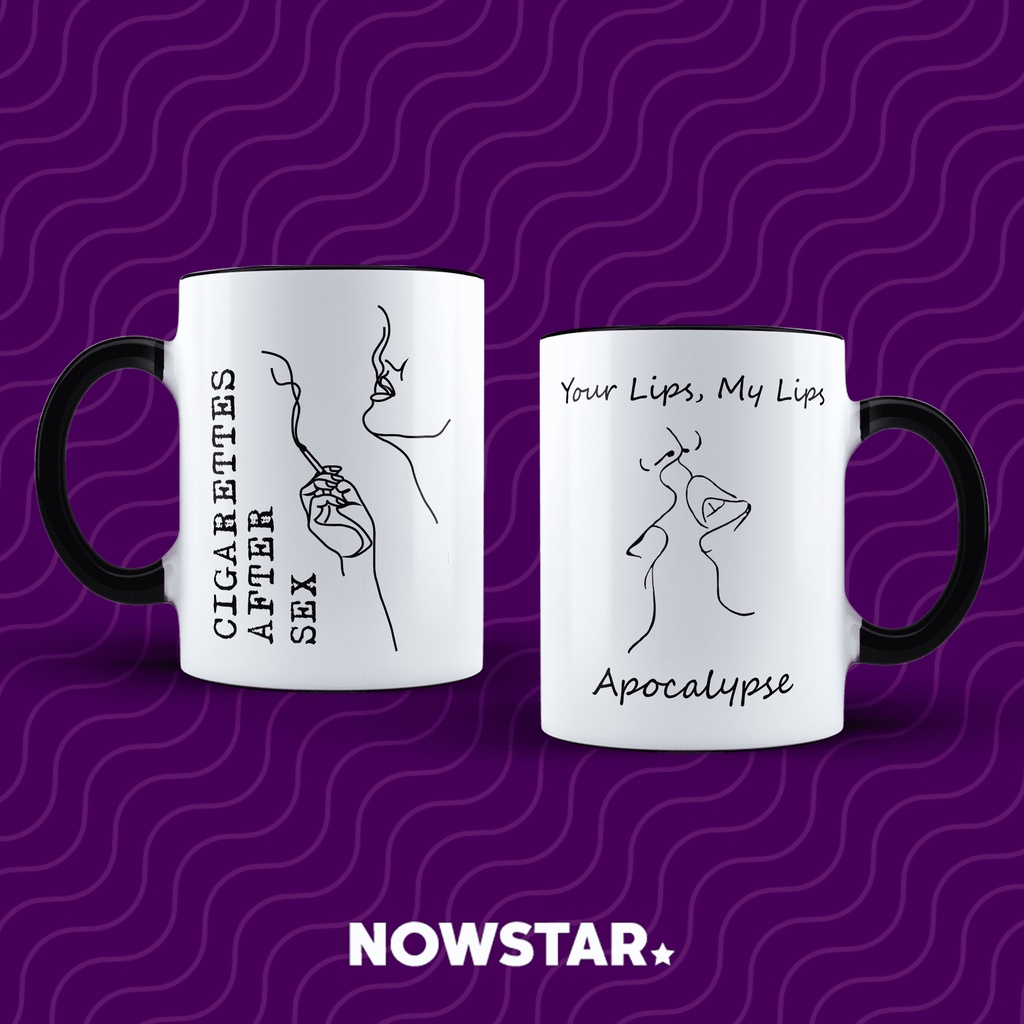 Caneca Cigarettes After Sex Apocalypse Your Lips My Lips Banda Indie Shopee Brasil 9922