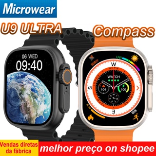 U9 Ultra Smart Watch Max 2 Series 9 Bússola 2.2 Tela Grande IP68 49mm GPS Track Homens Esporte Original IWO Smartwatch