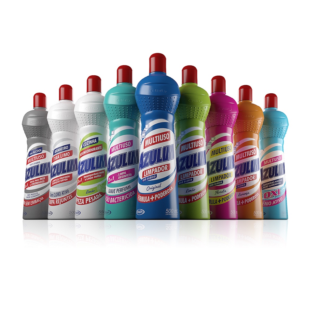 LIMPADOR MULTIUSO AZULIM 500 ML FRAGRÂNCIAS | Shopee Brasil