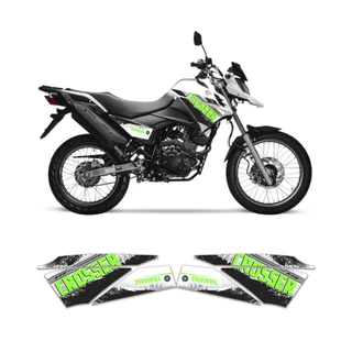 Kit Adesivos Carenagem Yamaha Crosser XTZ 150 Verde