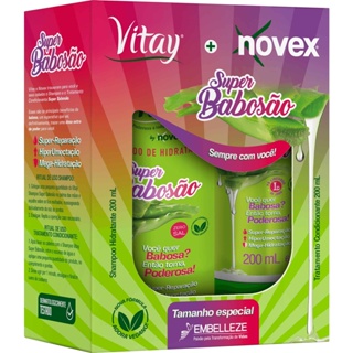 Shampoo e Condicionador Vitay Novex Super Babosão 200ML