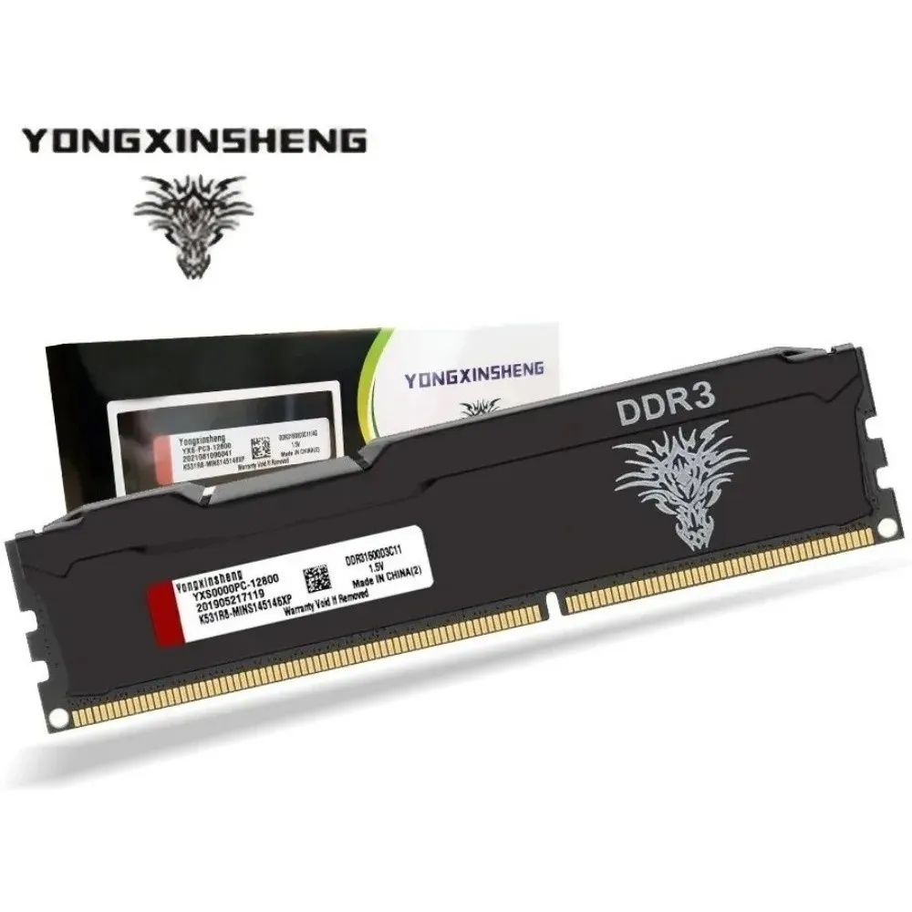 Memória Ram Ddr3 4gb Desktop 1600/1333 Mhz Com Dissipador