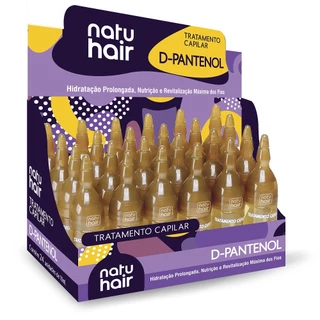 Kit 12 Ampolas de Tratamento Capilar D-Pantenol Natuhair 10ml - CONTÉM 12 UNIDADES