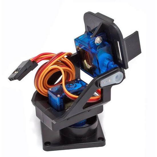 Suporte para Servo Motor Pan Tilt Suporte 2 Eixos de Rotação