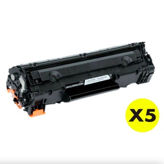 Kit 5 unidades Toner Compatível Universal HP CE285A CE278A CB435A CB436A