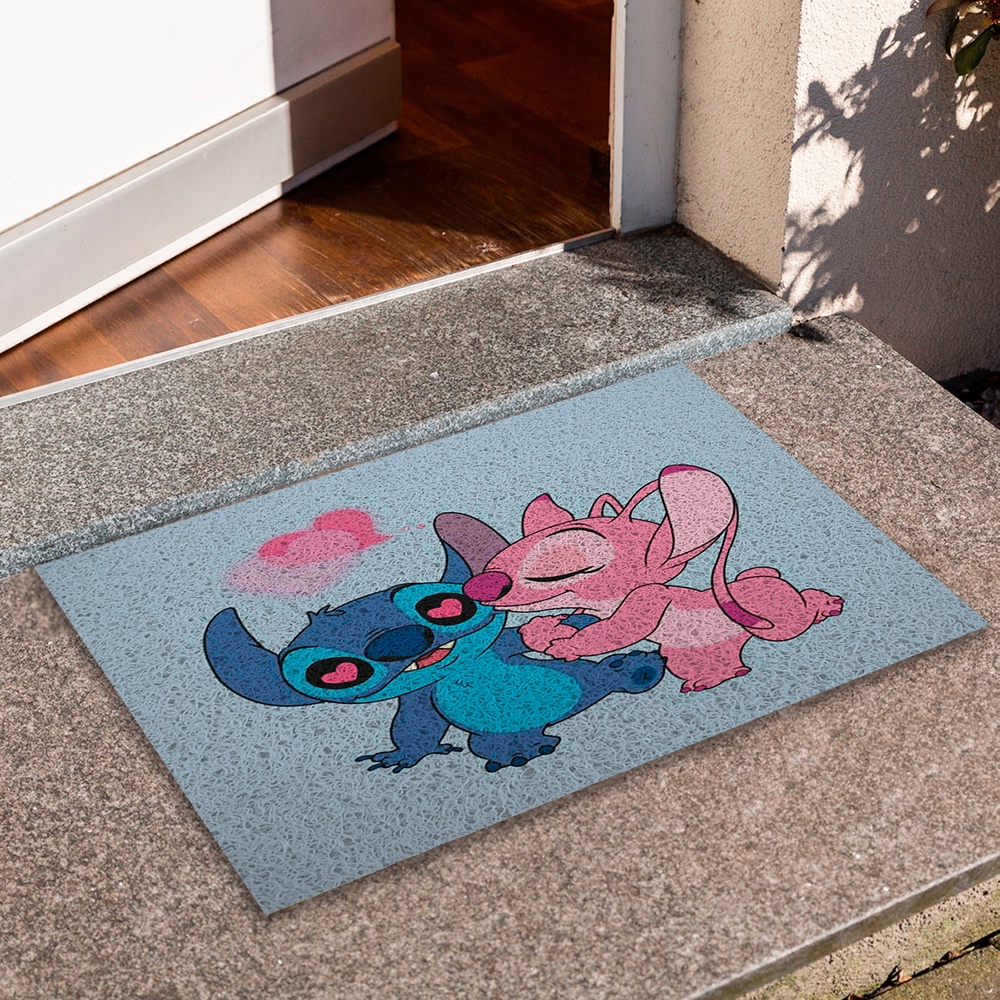Tapete Capacho Para Porta Divertido Stich - Ca131