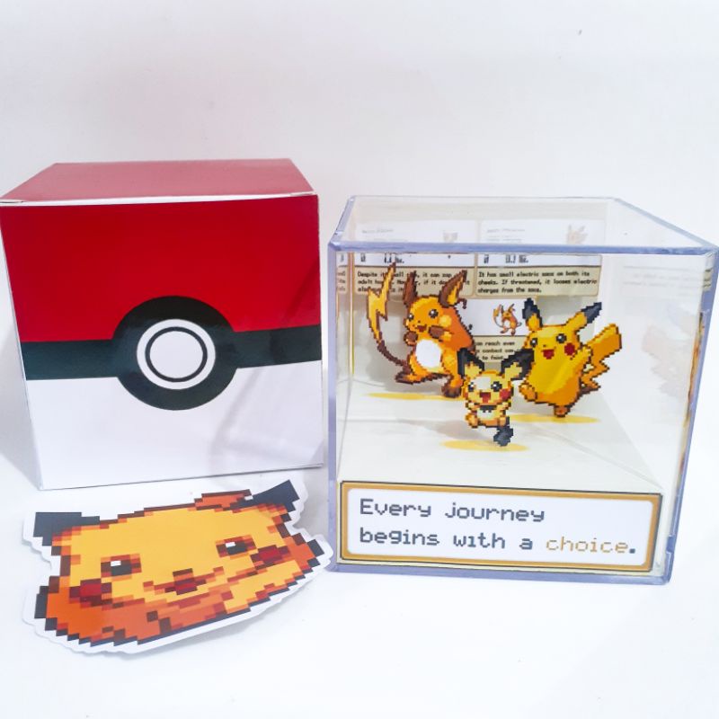 Pack de Evolução Pokémon - Pichu, Pikachu e Raichu - Select - Jazwares