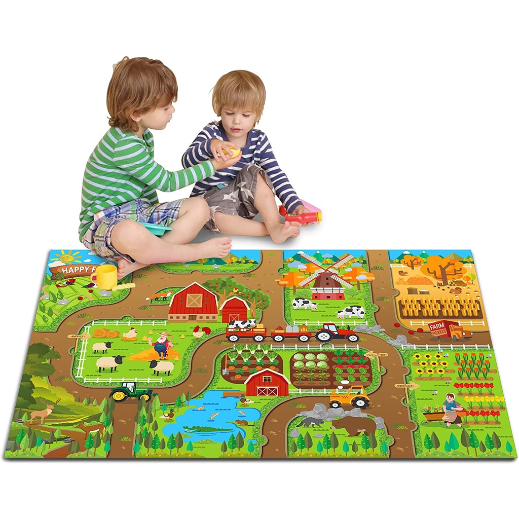 Kit Carrinhos + Tapete 120 x 80 cm My Dream Mat Sunq Toys | Shopee Brasil