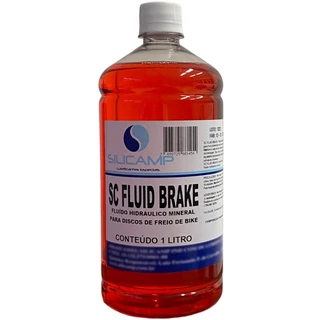 Óleo Mineral Freio Hidráulico Disco Bike Fluid Brake 1 Litro