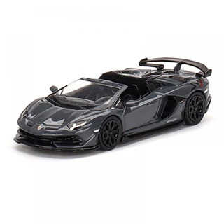 Mini GT MGT00425-R 425 1/64 LAMBORGHINI AVENTADOR SVJ ROADSTER GRIGLO TELESTO RHD Escala De Dia Carro Modelo