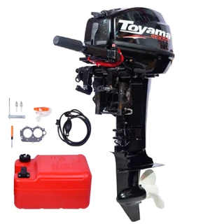 Motor de Popa Gasolina 15,0HP 2 Tempos Rabeta Curta Part. Manual 750-003 TOYAMA em Oferta na Shopee