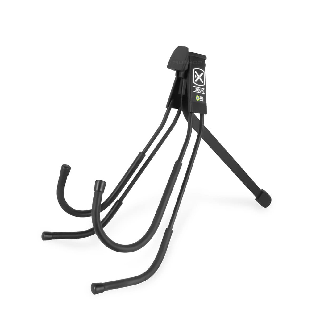 Suporte Para Guitarra E Baixo De Chão Dobrável Sgb Ibox