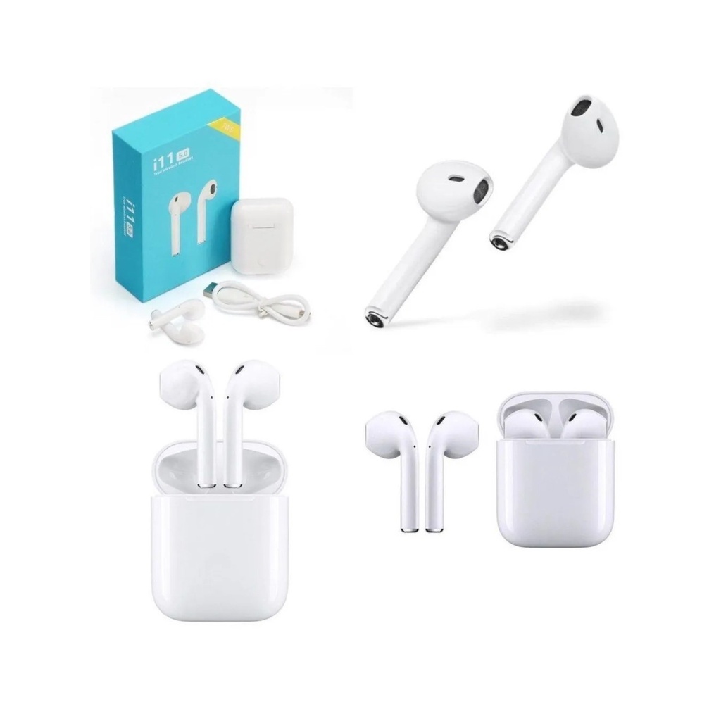 Bluetooth Sem Fio I11 Tws 5.0 AirPods Tws I11 Bluetooth 5.0 Android E Ios_voghion.com