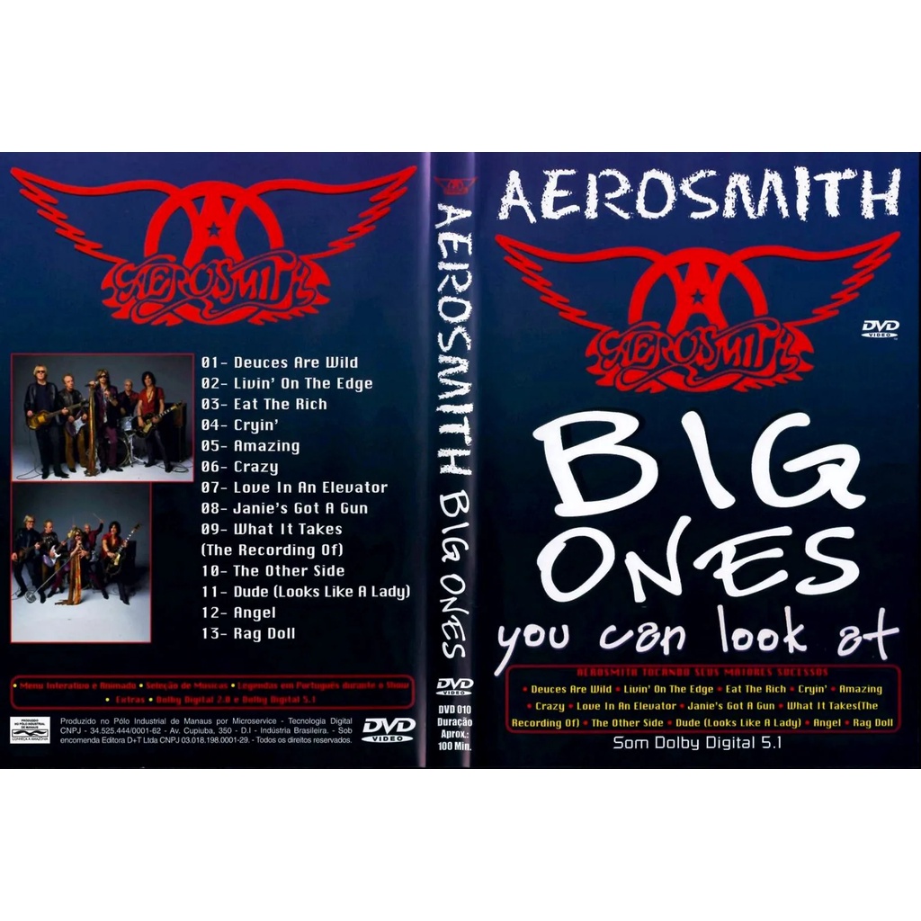 Aerosmith - Big Ones 000000000 | Shopee Brasil