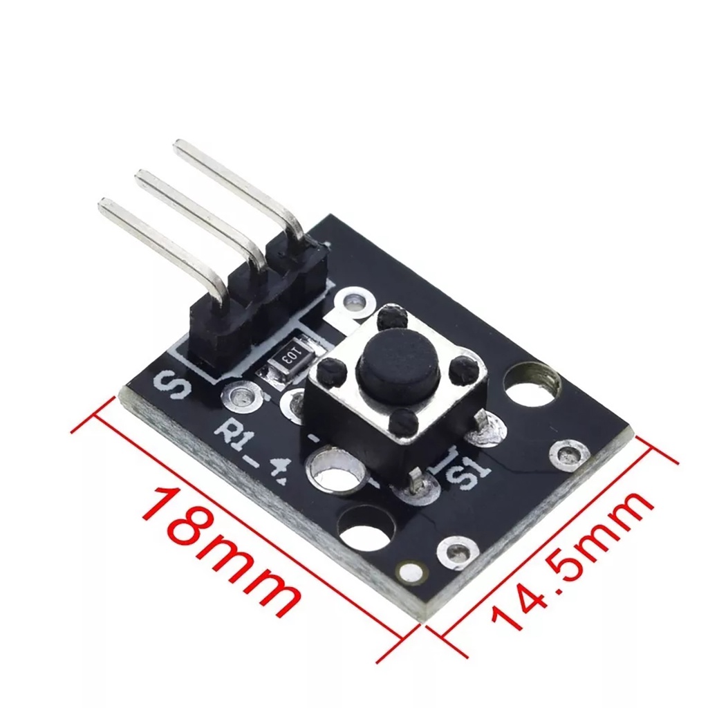 Módulo Chave Push Button Ky-004 6x6x5mm Para Arduino Esp8266 | Shopee ...