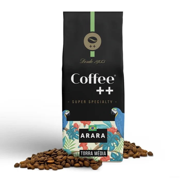 Café Especial em Grãos ARARA Coffee Mais - 100% Arábica - Torra Média - 250g