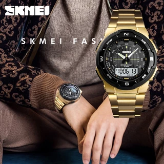Relógio Masculino Fashion Sport Quartz skmei 1370 Homem Moda Esporte Marca Top Luxuoso Aço Impermeável
