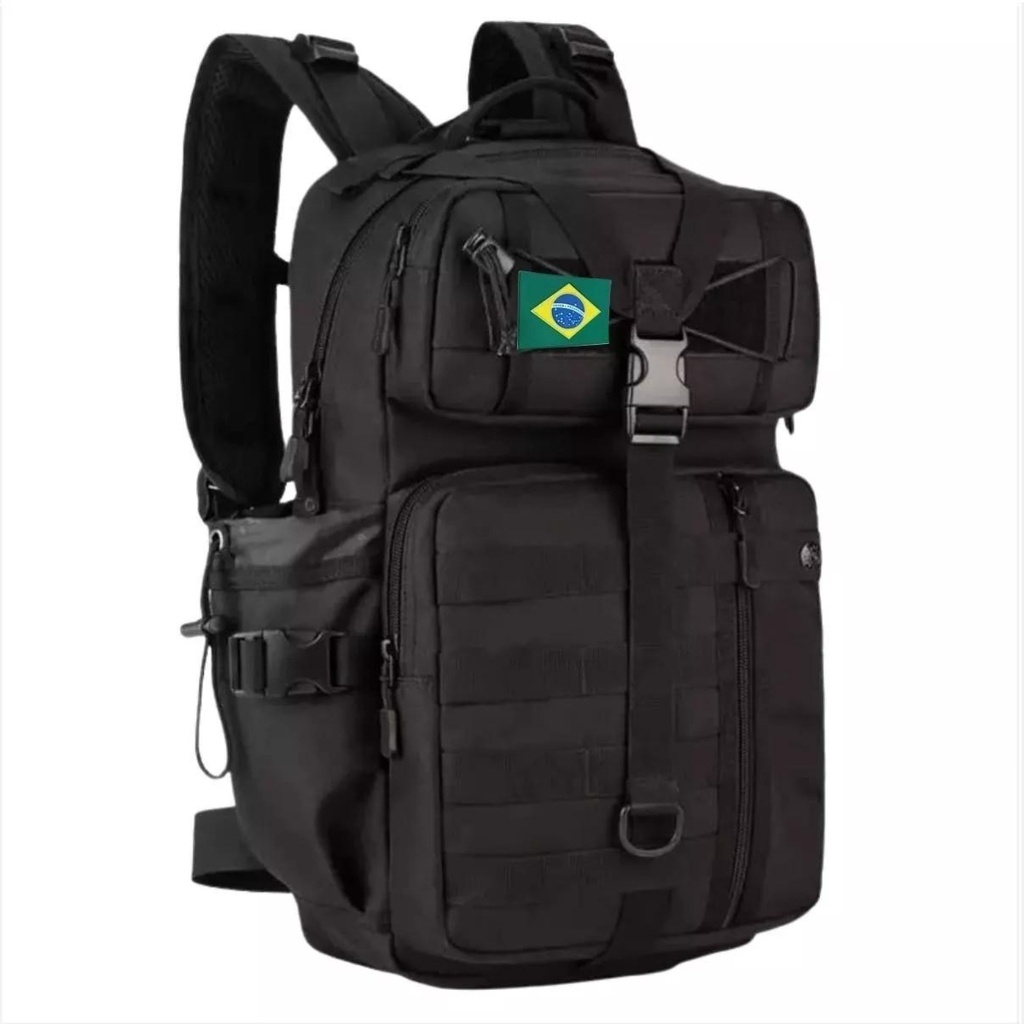 Mochila Tática Militar Assault 45 Litros Camping Trilha masculina reforçada espaçosa resistente a agua escolha sua cor