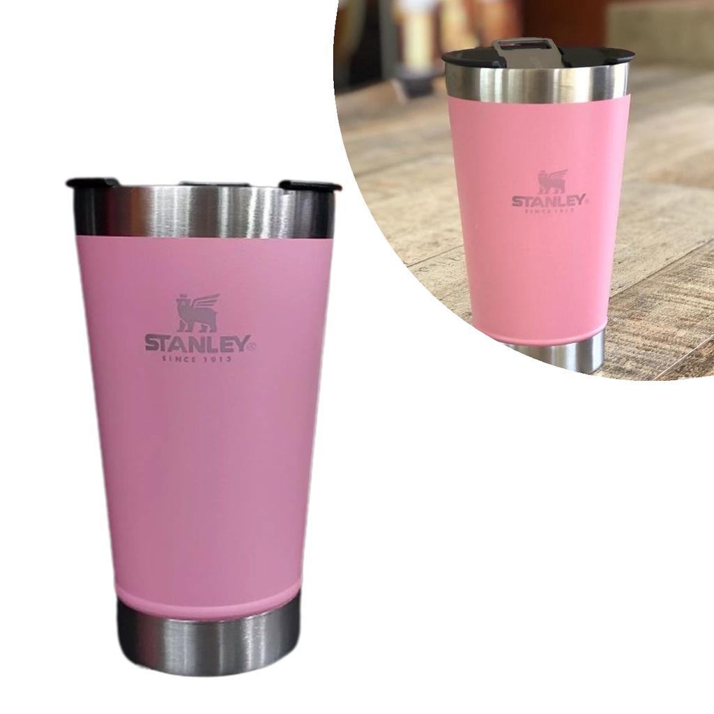 STANLEY VASO CON ABRIDOR 473ML ROSA