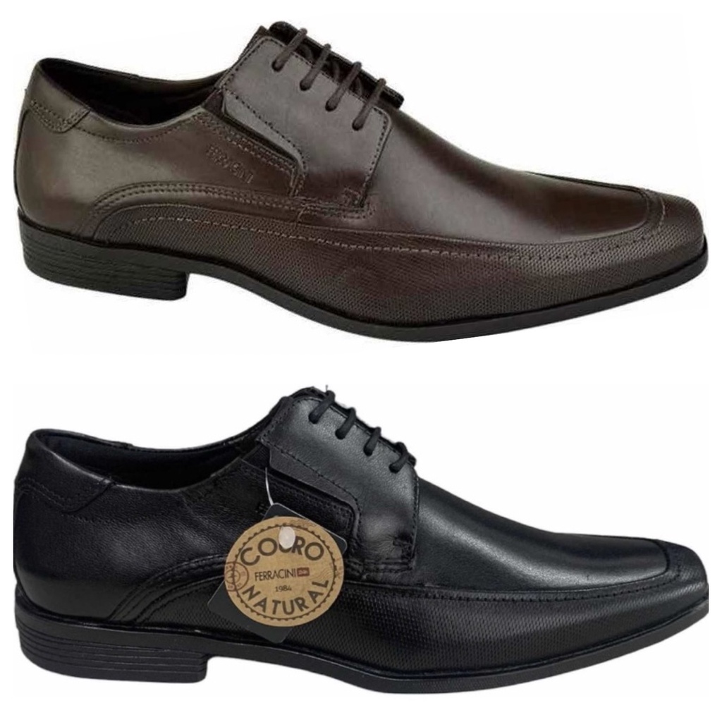 Sapato Masculino Social Ferracini Liverpool De Cordão 4058