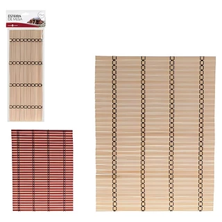 Esteira De Mesa De Bambu 40x30cm Descanso De Panelas Decoração De Mesa - 1 Unidade