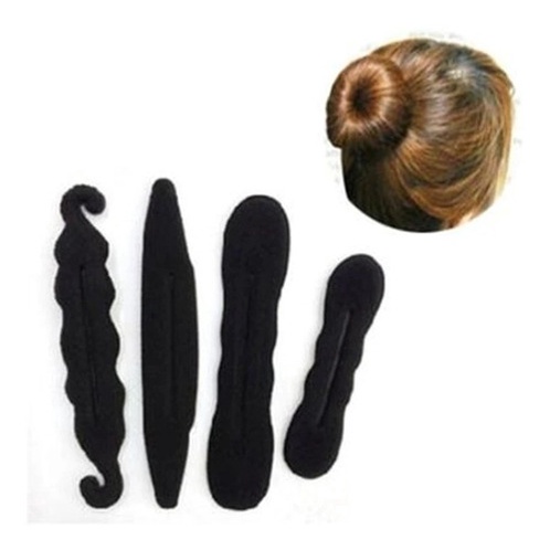 Acessório De Coque: Kit Com 4 Peças Para Penteados Rápidos E