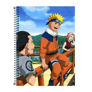 Caderno 10 Matérias Boruto Anime Naruto Universitário – Papelaria Giga