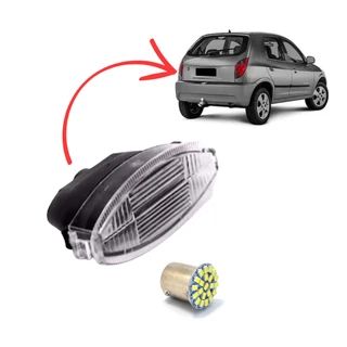 Lanterna Luz de Placa + Lampada LED Chevrolet Celta 2007 2008 2009 2010 2011 2012 2013 Corsa 1994 1995 1996 1997 1998 1999 2000 2001 2002 2003 Classic 2003 2004 2005 2006 2007 2008 2009 Vectra 1997 1998 1999 2000 2001 2002 2003 2004 Kadett 1994 a 2003