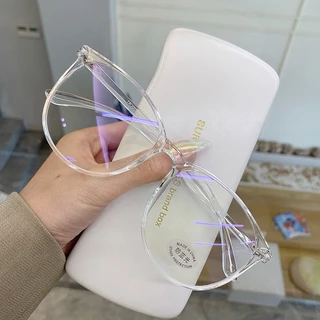 Óculos Feminino Anti Luz Azul Delicado Moda Transparente Sem Grau