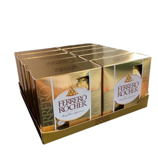 Kit com 10 Caixas de Bombom Ferrero Rocher 50g - 40 Bombons