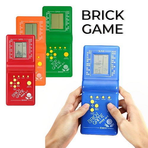 Mini Game Retrô Portátil Brick Game 9999 In 1
