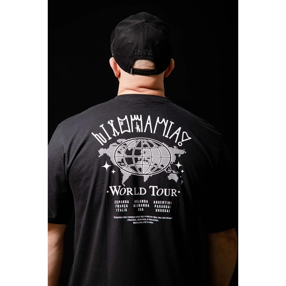 Camiseta Masculina Gola Careca Algodão Collab Chronic x Lx Mania 010 ...