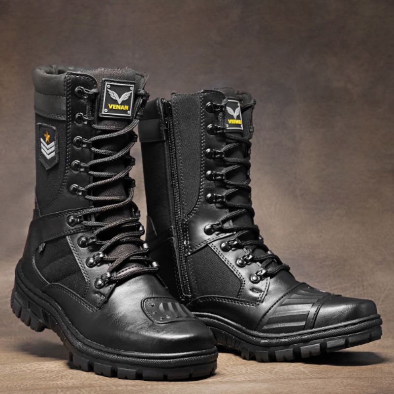 Bota Venan Modelo Militar Tatico Com Solado Costurado 620 5