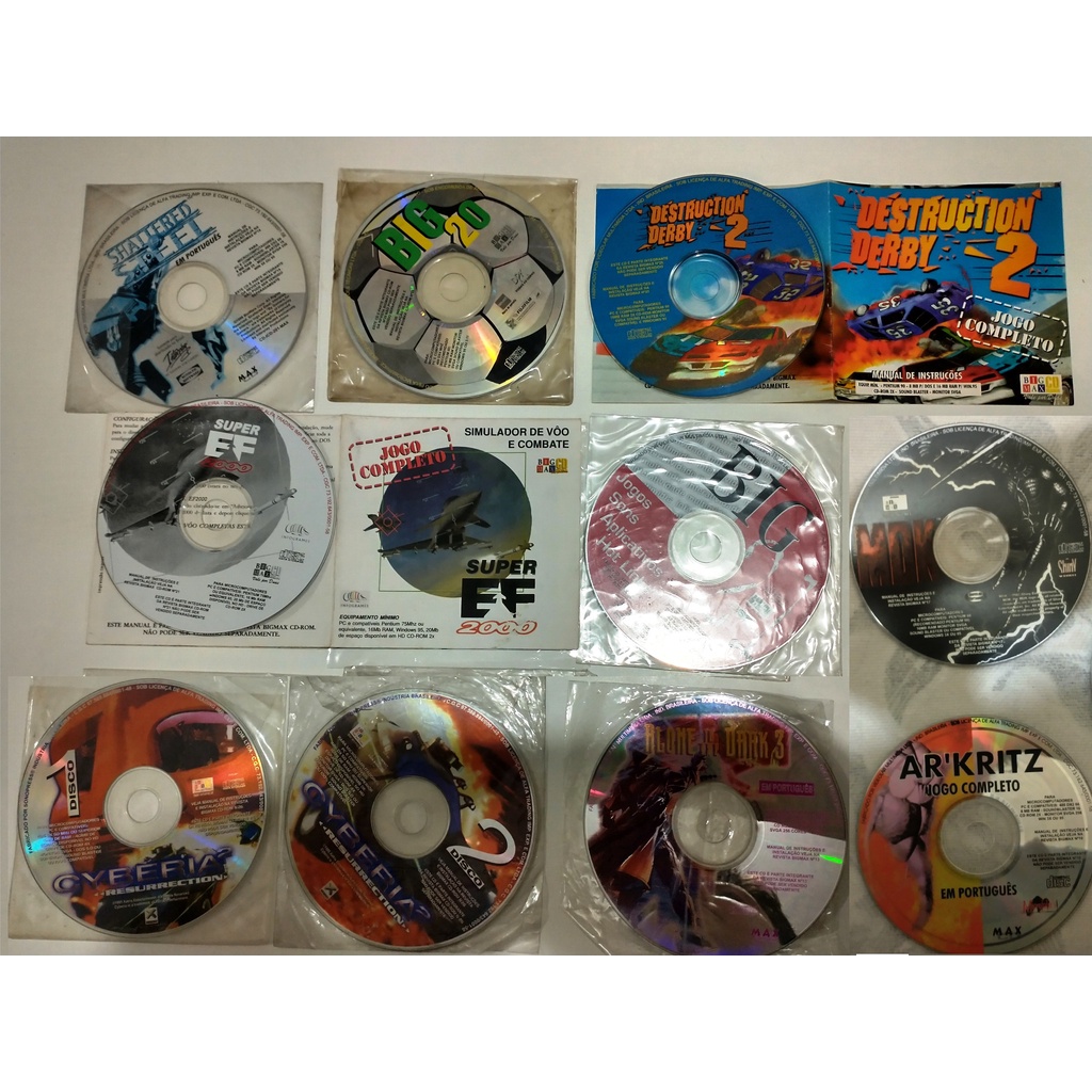 Cd Rom Jogos De Corrida Original