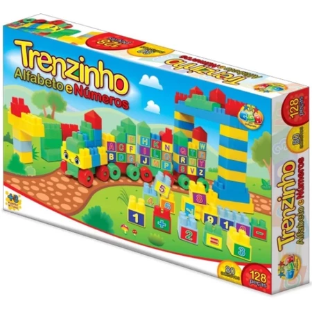 Brinquedo educativo trenzinho