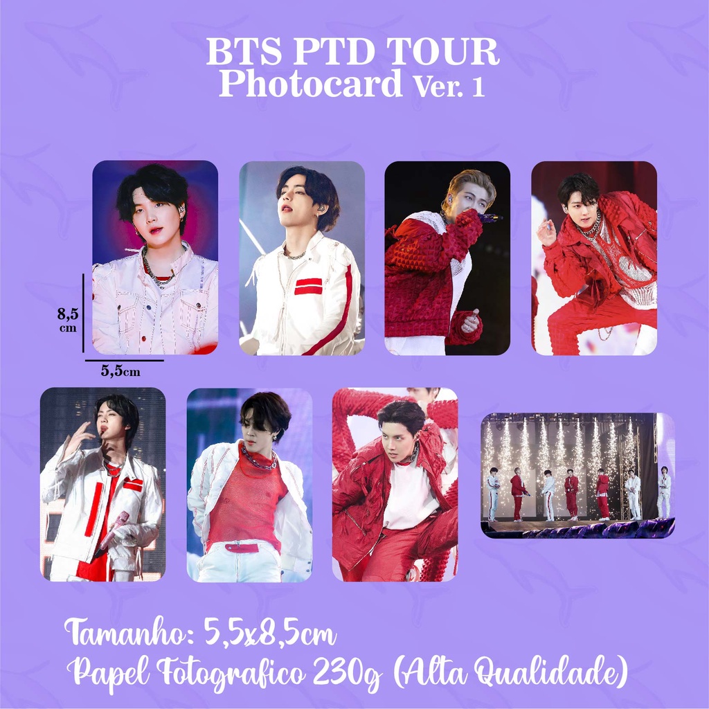 BTS (PTD) - 8 Photocards | Shopee Brasil