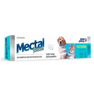 Vermífugo Mectal Filhotes 14g para Cães e Gatos Mundo Animal em Oferta na Shopee