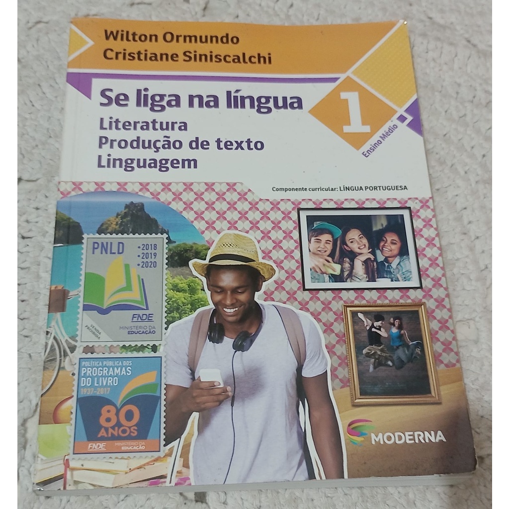 Se Liga Na L Ngua Literatura Produ O De Texto Linguagem Wilton Ormundo Shopee Brasil