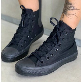 Tênis Bota Feminino ALL STAR Converse Chuck Taylor Preto