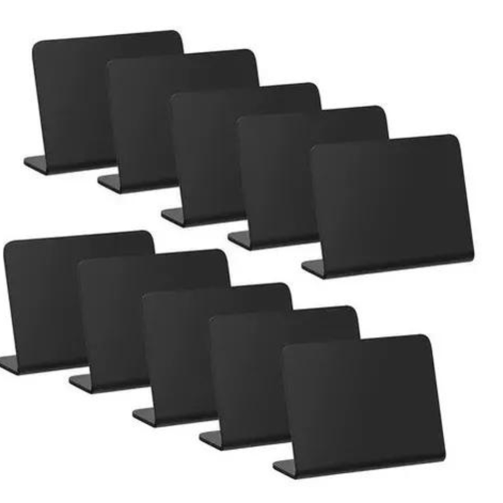 Identificador Para Mesa Buffet Self Service, Vitrines - 10un