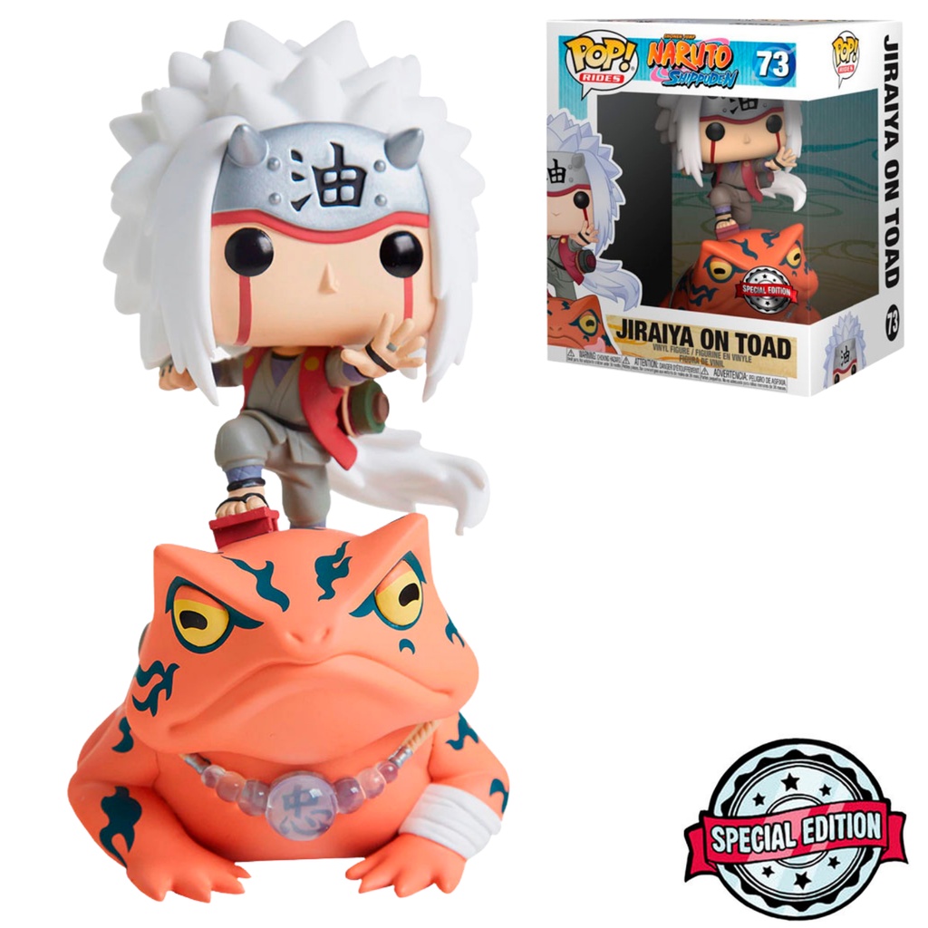 Funko Pop Rides Naruto Shippuden Exclusive Jiraiya E Toad 73 | Shopee ...