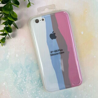 Capa iPhone 6s Plus Transparente com Borda Colorida – World Acessórios